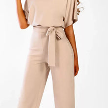 Women Sleeveless Long Jumpsuit 2025 Summer Wide Leg Pant Casual Waisted Tank Rompers Playsuit Office Lady Elegant Pocket Overall