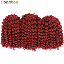 Ombre Jumpy Red Ginger Wand Curls Crochet Hair 1B 27 30 350 613 Purple Grey Colors jamaican twist braiding Hair 20 Strands/Pack