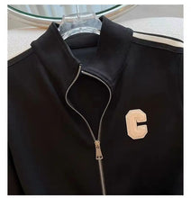 Spring and Autumn Leisure Fashion Sports Set New High end Western Style Coat Wide Leg Pants Two piece Set pant sets women pants