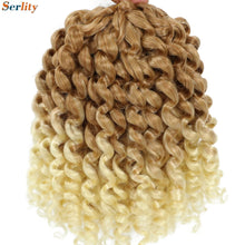 3 Packs Wand Curl Jamaican Bounce Crochet Hair 8inch T Purple 27 30 350 Bug Ombre Blonde Synthetic Jumpy Wand Curly Hair 60Roots