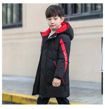 5-12 Years Old Boys Jacket 2023 Winter New Thicken Keep Warm Hooded Camouflage Down Cotton windbreaker Coat