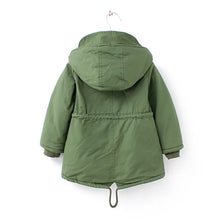 Winter Kids Clothes Plus Velvet Thicken Warm Jacket for Girls Casual Zipper Boys Outerwear Solid Versatile Children's Clothing