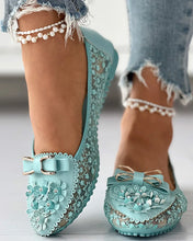 Summer Breathable Solid Color Vulcanized Shoes Floral Embroidery Bowknot Loafers Women Non-slip Flower Sneakers Chaussure Femmes