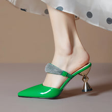 2023 New Design Women Elegant Pointed Toe Strange Style High Heels Summer Outdoor Shoes Ladies Sandals Women Slippers