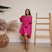 2023 Summer New Fashion Casual Women's Hot Selling Off Shoulder Bust Ruffled Dress