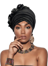2024 New African Women's Turban Cap Nigeria Auto Gele Headtie Already Made Wedding Geles Female Head Wraps with Diamond Flower