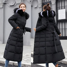 Women's Fashionable Comfortable Bow Belt Fox Fur Collar Coat
