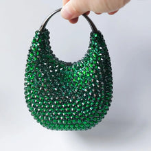 Women's Crystal Diamonds Chain Evening Clutch Bag