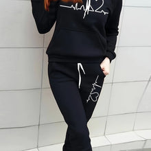 Winter Warm Women's Tracksuit Set Hoodies