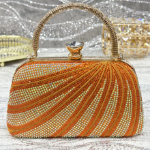 Venus Chan 2025 New Shoes and Bag to Match Orange Colour Pointed-Toe Diamond-Studded Party Women's High Heels Ms. Banguet Scene