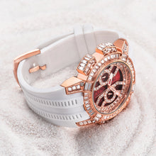 MISSFOX New Red Quartz Watch For Men Luxury Hip Hop Streetwear Clock Waterproof watches AAA Quartz Men's Wristwatches