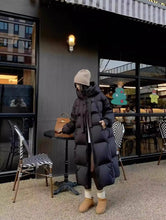 Women's Fashionable Long Winter Hooded Parka Jacket