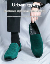 Men's Suede slip-on loafers