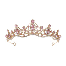Girl's birthday tiara bridal wedding hair accessories Korean simple wedding dress children's performance tiara accessories.