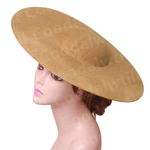 40CM Big Fascinators Base DIY Hair Accessories Hat Women Derby Wedding Headpiece Ladies Church Race Maillinery Cap Supplies