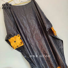 Gold and White African Bazin Rich Dress Robe For Noble Lady Wedding Party Gown White Nigerian Dashiki Robe Long Sleeves Dresses