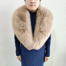 Women's Warm Fluffy Shawl Fashionable Artificial Fluffy Collar Scarve