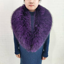 Women's Warm Fluffy Shawl Fashionable Artificial Fluffy Collar Scarve