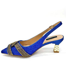 Venus Chan Black Hollow Design With Pointed Shoes And Fashion Three-Dimensional Bag Cozy Rhinestones Are Suitable For Parties