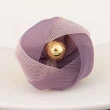 Luxury Noble Gold Plated Big Necklace Earrings Bracelet Ring for Women Purple Flower Shaped Jewelry Gift for Party Wedding