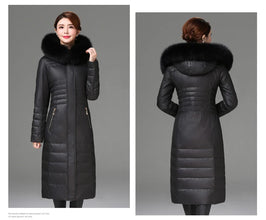 Women's Fashionable Hooded Thick Faux Fur Jacket