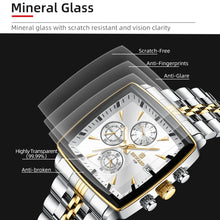 REWARD VIP Mens Watches Waterproof Luminous Sport Watches for Man Stainless Steel Wristwatch Chronograph Date Stopwatch