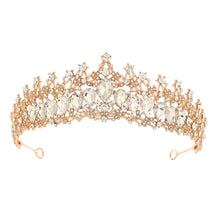 Fashion Gold Silver Color Crystal Rhinestone Tiara And Crowns For Princess Women Diadems Bridal Wedding Hair Accessories