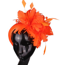 Fashion New Wedding Bride Headband Headwear Fancy Feather Hair Band Millinery Hair Accessories With Peals Decor Hair Accessories