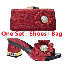 New Arrival Italian Shoes and Bags Set Envio Gratis African Matching Shoes and Bags Italian In Women Nigerian Women Wedding Shoe