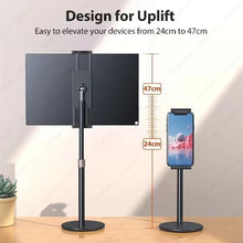 Portable Monitor Stand Adjustable Height Desktop Monitor Bracket for 4.7-17.3 inch Phone Support Holder