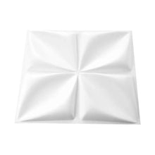 12pcs Decorative 3D Wall Panels White Diamond Design PVC