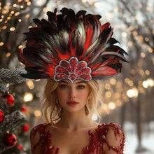 Multicolour Feather Headband Female Party Hair Accessory Fancy Fascinator Headpiece Premium Hair Ornament