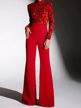 2025 Sashes Patchwork Fashion Jumpsuits, Women Spring Autumn Hollow Out Chic Playsuits, New Long Sleeve Simple Ladies Bodysuits