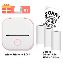 Phomemo T02 Portable Mini Thermal Printer Wirelessly BT 203dpi Photo Label Memo List Printing With USB Cable Imprimante Portable