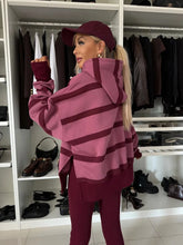 2024 Autumn and winter new casual loose solid color printed hoodie set home clothing 2-piece pantsuit women's clothes