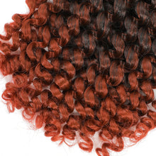 Ombre Jumpy Red Ginger Wand Curls Crochet Hair 1B 27 30 350 613 Purple Grey Colors jamaican twist braiding Hair 20 Strands/Pack