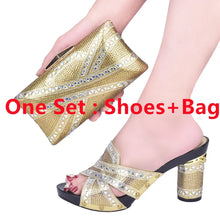 New Arrival Green Color Italian Shoes with Matching Bags Shoes and Bag Set African Sets 2024 Shoe and Bag Set for Party In Women