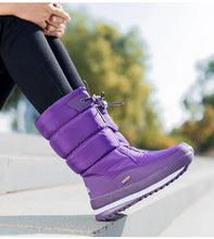 Winter women's Warm Plush Mid-calf Waterproof Snow Boot