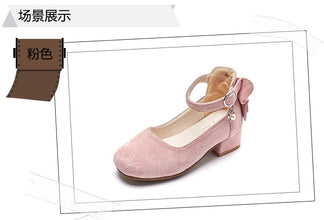 Girls Shoes New Summer Princess Shoes Fashion Bow Children Shoes Party Wedding Shows Shoes Beautiful Simple H972