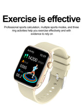 2025 AI Diagnosis NFC Smart Watch Women 1.85 inch AMOLED Blood pressure Heart Rate Temperature BT call Smartwatches Men For IOS