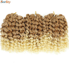 3 Packs Wand Curl Jamaican Bounce Crochet Hair 8inch T Purple 27 30 350 Bug Ombre Blonde Synthetic Jumpy Wand Curly Hair 60Roots