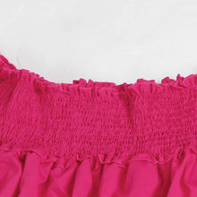 2023 Summer New Fashion Casual Women's Hot Selling Off Shoulder Bust Ruffled Dress