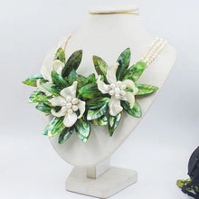 new !!  Latest Design Shell Flowers Wedding Crystal Necklace Women Fashion Necklace  20