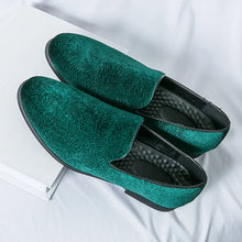 Men's Suede slip-on loafers