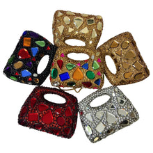 Women Gold Crystal Clutch Purse Gems Evening Bags Party Dinner Diamond Shoulder Bags Cocktail Rhinestone Handbags and Purses