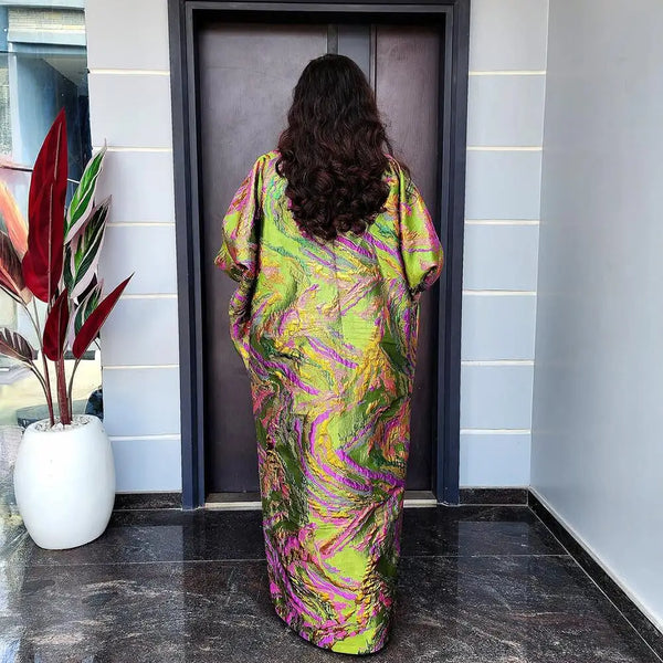 Luxurious african dresses for woman  jacquard fabric african dresses  church african dresses for woman party