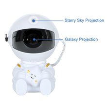 Galaxy Star Projector LED Night Light Starry Sky Astronaut Porjectors Lamp For Decoration Bedroom Home Decorative Children Gifts