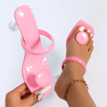 New Women Sandals Narrow Band Ankle Buckle Strap Platform Slippers High Heels Sandals Women Party Shoes Sandalias Mujer Slides