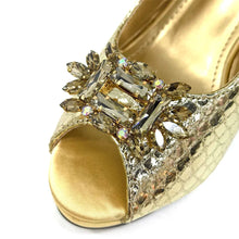 Italian Rhinestone Decoration Women's Shoes And Bag Set