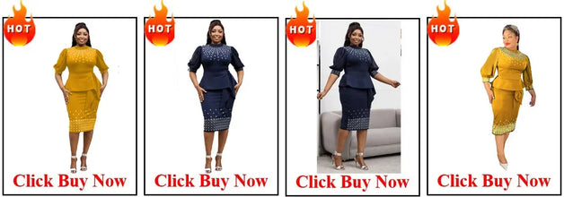 Fake Two-Piece African Dresses for Women 2025 Traditional Nigeria Mesh Hot Drill Caftan Dress Abaya Musulman Robe Femme Clothes